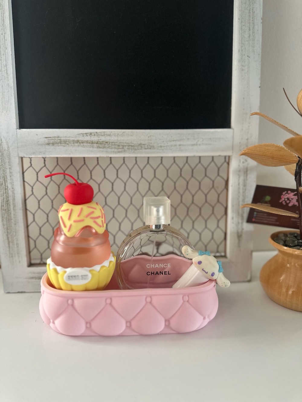 Tufted Catchall, Vanity Tray